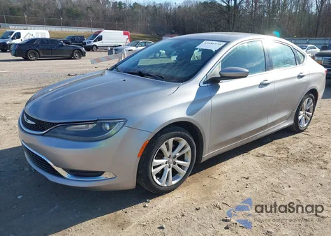 2015 Chrysler 200 Limited z USA, uszkodzony, nr VIN 1C3CCCAB6FN624620